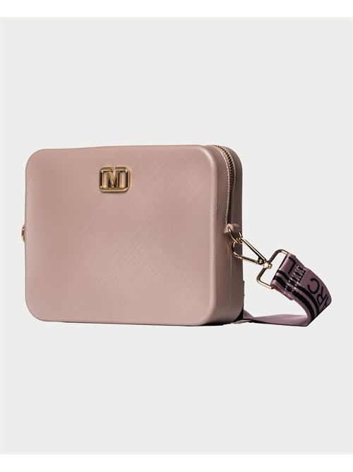 Marc Ellis women's bag with logo shoulder strap MARC ELLIS | FLAT FLOWE 25MISTY ROSE/LIGHT GOLD